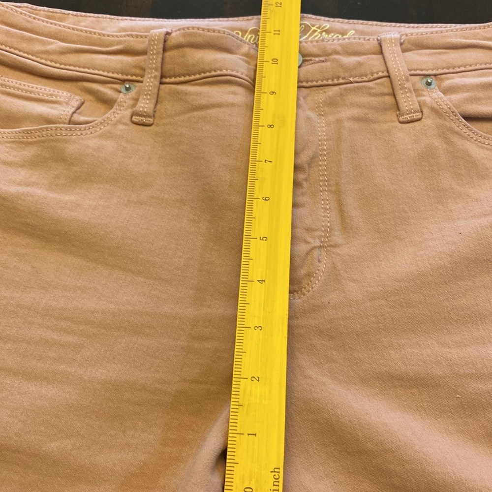 Universal Thread Pink High-Rise Skinny Crop Jeans - Size 12S  (31) 💗 - Picture 3 of 11